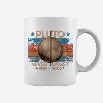 Vintage Never Forget Pluto Nerdy Astronomy Space Science Zip Hoodie Coffee Mug | Crazezy DE
