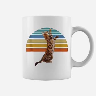 Vintage Retro Bengal Cat Owner Lovers Moms Dads Gift Coffee Mug | Crazezy DE