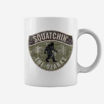 Vintage Sasquatch Squatchin' The Ozarks Big Foot Hunting Coffee Mug | Crazezy DE