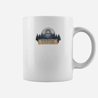 Visit Camp Sasquatch Camping Moon Bigfoot Pf2 Coffee Mug - Thegiftio UK