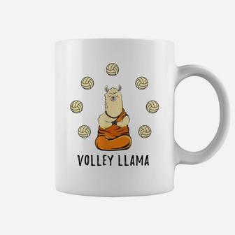 Volley Llama Lover Cute Volleyball Team For Girls Coffee Mug | Crazezy UK