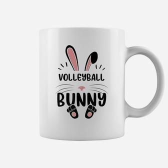 Volleyball Bunny Funny Matching Easter Bunny Egg Hunting Coffee Mug | Crazezy CA