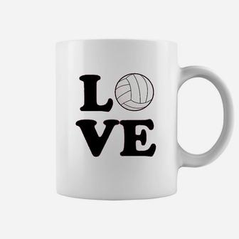 Volleyball Love Team Player Cute Fan Youth Kids Girl Boy Coffee Mug | Crazezy AU