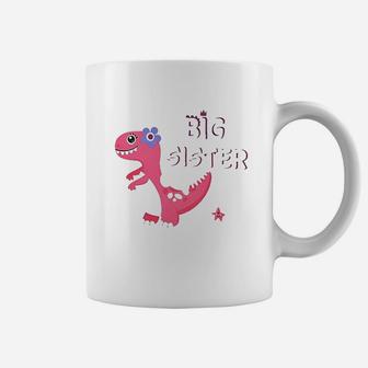 Wawsam Dinosaur Big Sister Announcement Coffee Mug | Crazezy AU