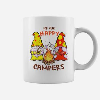 We Are Happy Campers Camping Gnome Cute Summer Gnomes Coffee Mug | Crazezy CA