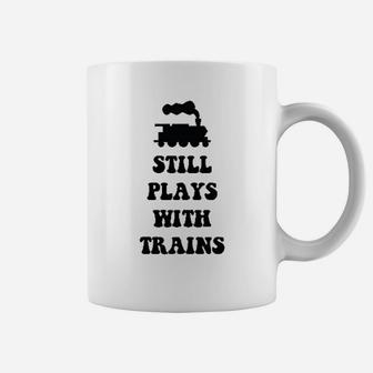 We Match Plays With Trains And Still Plays With Trains Matching Coffee Mug - Thegiftio UK