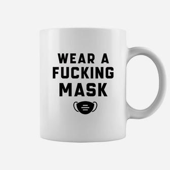 Wear A M Ask Face M Ask Survivor Coffee Mug | Crazezy DE