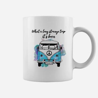 What A Long Strange Trip It’s Been Hippie Coffee Mug - Thegiftio UK