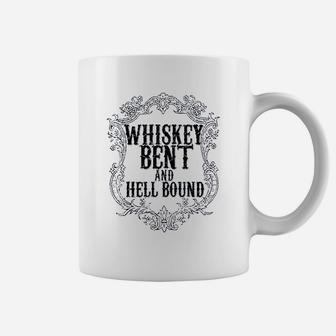 Whiskey Bent And Hellbound Drinking Coffee Mug | Crazezy DE