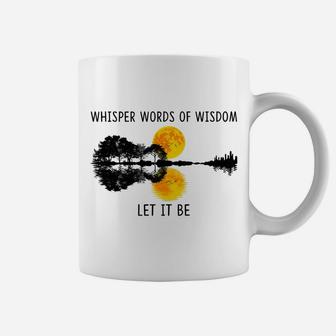 Whisper Words Of Wisdom Let-It Be Guitar Coffee Mug | Crazezy