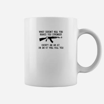 Who Doesnt Kil You Make You Stronger Coffee Mug | Crazezy