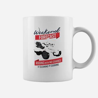 With No Chance Of Cleaning Or Cooking For Bikers Coffee Mug | Crazezy