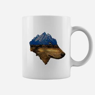 Wolf Mountain Coffee Mug | Crazezy UK