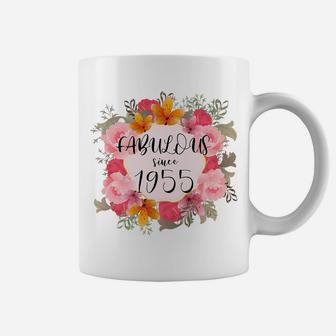 Women 66 Years Old Fabulous Since 1955 Happy 66Th Birthday Coffee Mug | Crazezy UK