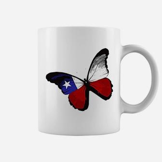 Women Butterfly Flag Print Coffee Mug | Crazezy