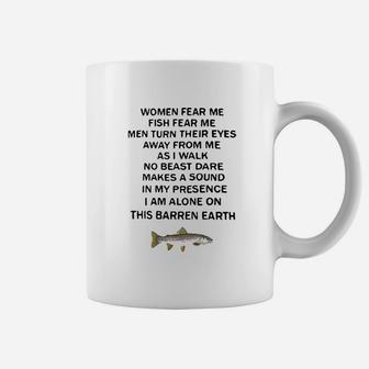 Women Fear Me Fish Fear Me Coffee Mug - Thegiftio UK