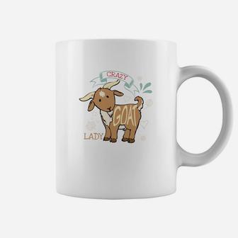 Women Lady Crazy Goat Lady Coffee Mug - Thegiftio UK