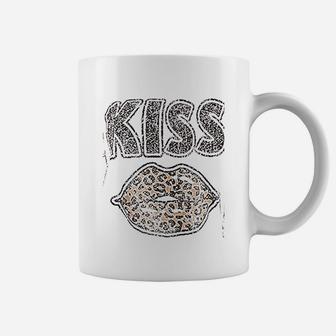 Women Leopard Kiss Lips Coffee Mug | Crazezy UK
