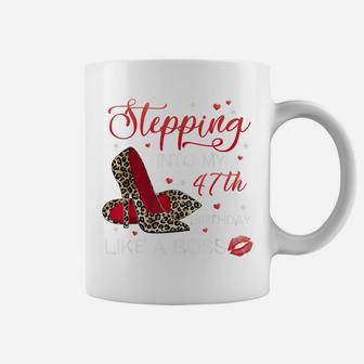 Women Stepping Into 47Th High Heels Happy 47Th Birthday Coffee Mug | Crazezy AU