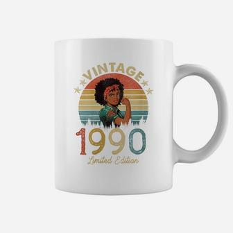 Womens 32 Year Old Vintage 1990 Made In 1990 32Nd Birthday Women Coffee Mug | Crazezy