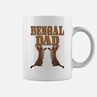 Womens Bengal Cat Dad Father's Day Gift Cat Lovers Present Coffee Mug | Crazezy