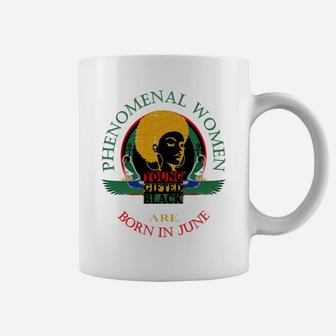 Womens Black African American Women Born In June Coffee Mug - Thegiftio UK