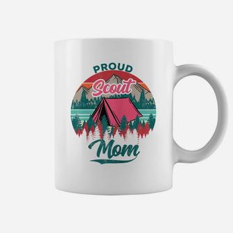 Womens Camping Mother- Proud Scout Mom Coffee Mug | Crazezy DE
