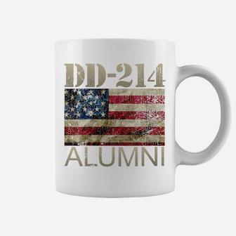 Womens Dd-214 Army Alumni Vintage American Flag Coffee Mug | Crazezy