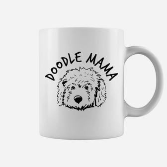 Womens Doodle Mama Dog Mom Mommy Proud Dog Owner Lover Coffee Mug | Crazezy