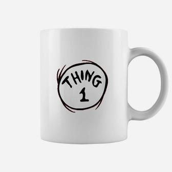 Womens Dr Seuss Thing 1 Emblem Coffee Mug - Seseable