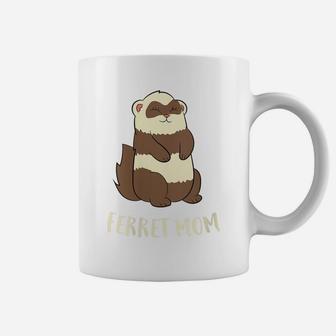 Womens Ferret Mom Ferret Pet Cute Ferret Mama Coffee Mug | Crazezy UK
