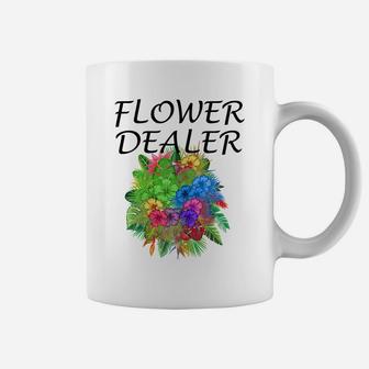 Womens Florist Passion Flower Dealer Flowers Garden Profession Coffee Mug | Crazezy