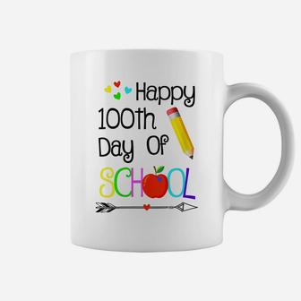 Womens Happy 100Th Day Of School Teacher Kids Boys Girls Toddlers Coffee Mug | Crazezy CA