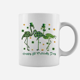 Womens Happy St Patrick's Day Flamingo Lover Funny Gift Raglan Baseball Tee Coffee Mug | Crazezy AU