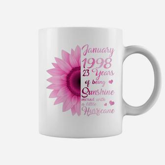Womens January Girls 1998 Birthday Gift 23 Years Old Made In 1998 Coffee Mug | Crazezy DE