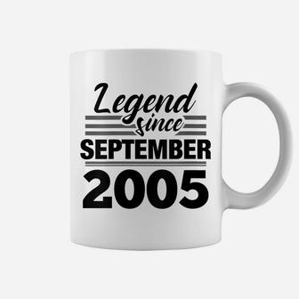 Womens Legend Since September 2005 - 15Th Birthday 15 Year Old Gift Coffee Mug | Crazezy AU