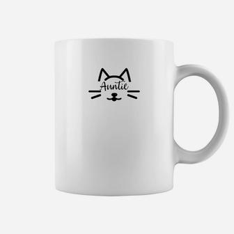 Womens Premium Auntie Niece Nephew Best Aunt Ever Cat Coffee Mug - Thegiftio UK