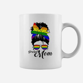 Womens Proud Mom Mothers-Day Gay Pride Lgbt-Q Mama Mommy Coffee Mug | Crazezy