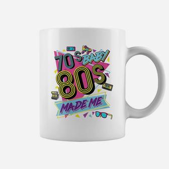 Womens Retro Vintage 70'S Baby 80'S Made Me Nostalgia Classic Coffee Mug | Crazezy