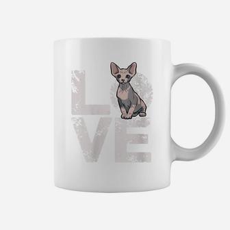 Womens Sphynx Cat Hairless Cat Lovers Owner Valentines Day Gift Coffee Mug | Crazezy CA