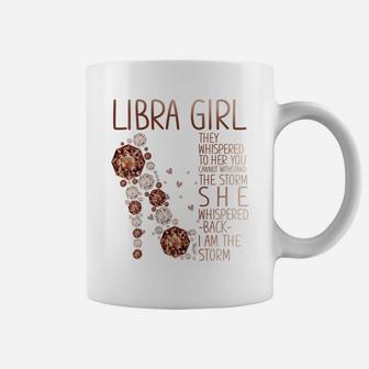 Womens Th Libra Birthday High Heels Costume Black Woman Coffee Mug | Crazezy UK