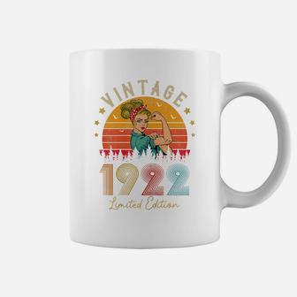 Womens Vintage 1922 Made In 1922 100Th Birthday Women 100 Years Old Coffee Mug | Crazezy CA