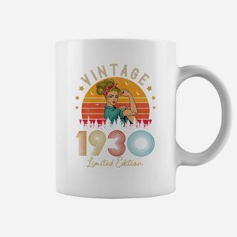 Womens Vintage 1930 Made In 1930 92Nd Birthday Women 92 Years Old Coffee Mug | Crazezy CA