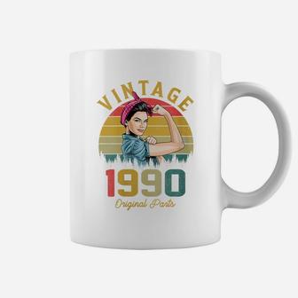 Womens Vintage 1990 Made In 1990 32Nd Birthday Women 32 Years Old Coffee Mug | Crazezy