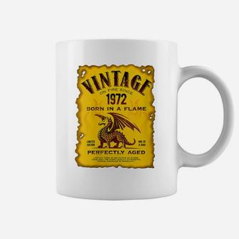 Womens Vintage Made In 1972 Vintage 49Th Birthday Coffee Mug | Crazezy