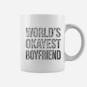 Worlds Okayest Boyfriend Coffee Mug | Crazezy DE