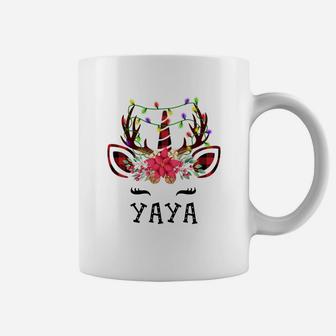Yaya Reindeer - Christmas Gift For Grandma Sweatshirt Coffee Mug | Crazezy CA