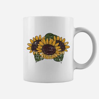 Yellow Flower Blossom Nature Hippie Beautiful Sunflower Coffee Mug | Crazezy
