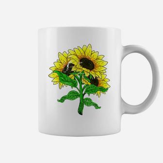 Yellow Flower Florist Floral Blossom Sunshine Sunflower Coffee Mug | Crazezy