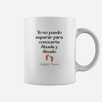 Yo No Puedo Esperar Para Conocerte Abuela Y Abuelo Llegare Pronto Coffee Mug | Crazezy DE
